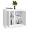 Weißes Sideboard Zdanek 80x34x75cm (Holz)
