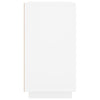Weißes Sideboard Zdanek 80x34x75cm (Holz)
