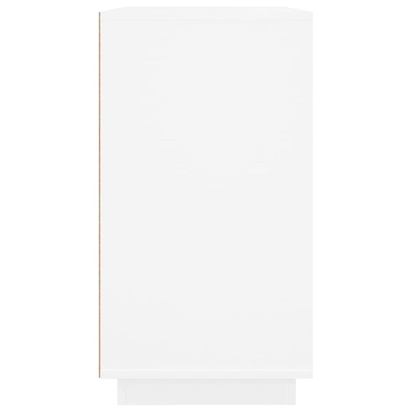Weißes Sideboard Zdanek 80x34x75cm (Holz)