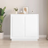 Weißes Sideboard Zdanek 80x34x75cm (Holz)