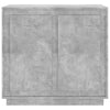 Sideboard Zdanek 80x34x75cm in Betongrau (Holz)