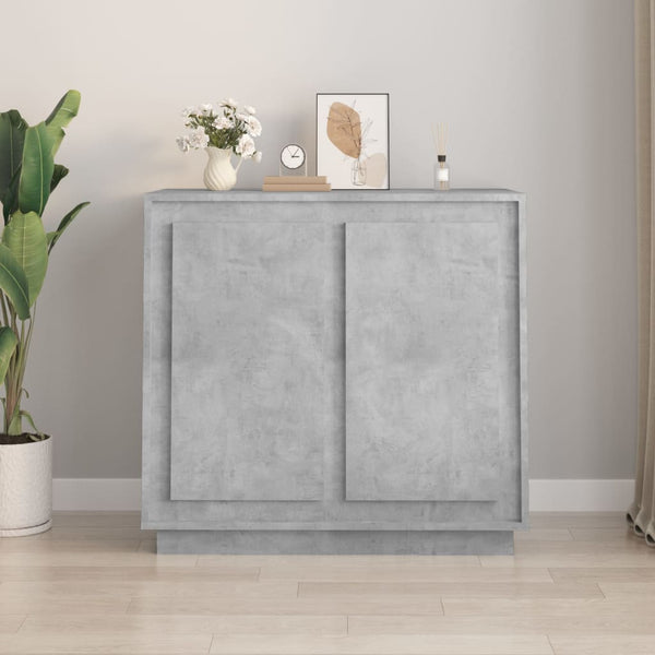 Sideboard Zdanek 80x34x75cm in Betongrau (Holz)