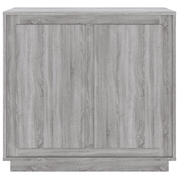 Graues Sideboard Zdanek 80x34x75cm (Holz)