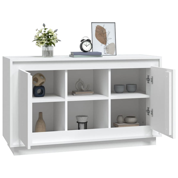 Valkoinen senkki Duris 102x35x60cm (puinen)