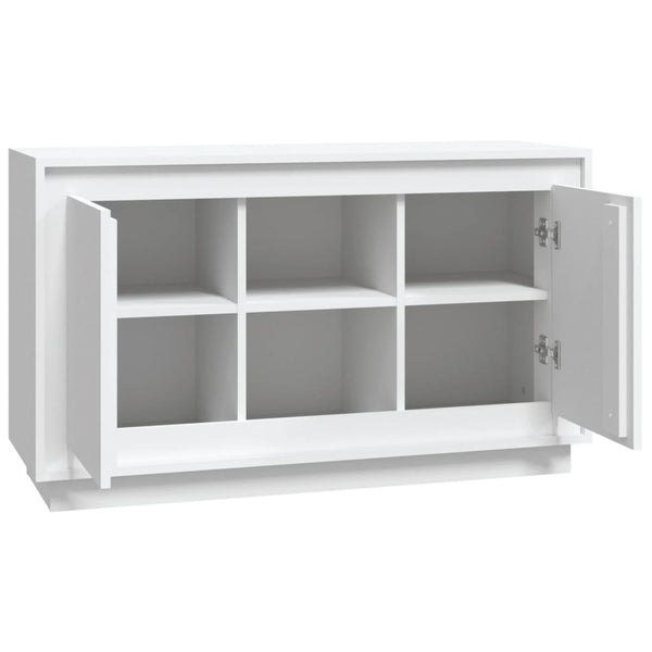Valkoinen senkki Duris 102x35x60cm (puinen)