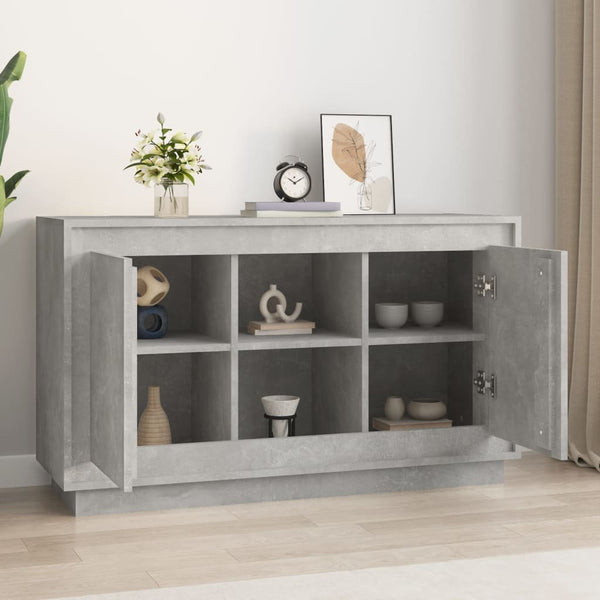 Betoninharmaa senkki Duris 102x35x60cm (puinen)