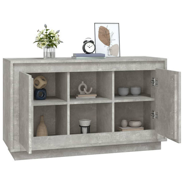 Betoninharmaa senkki Duris 102x35x60cm (puinen)