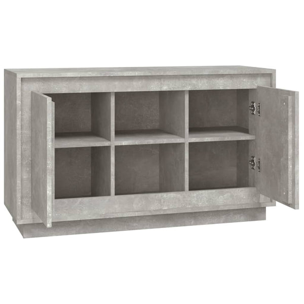 Betoninharmaa senkki Duris 102x35x60cm (puinen)