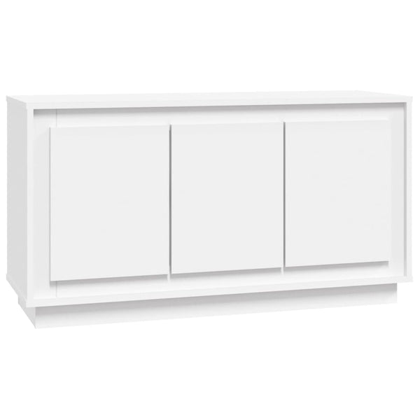 Valkoinen senkki Efrosana 102x35x55cm (puinen)