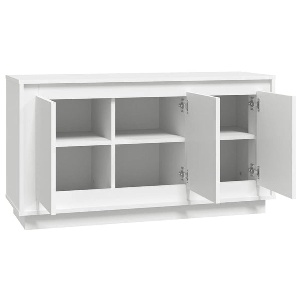 Valkoinen senkki Efrosana 102x35x55cm (puinen)