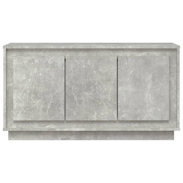 Betongraues Sideboard Efrosana 102x35x55cm (Holz)