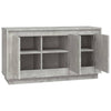 Betongraues Sideboard Efrosana 102x35x55cm (Holz)