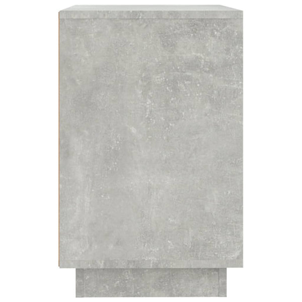 Betongraues Sideboard Efrosana 102x35x55cm (Holz)