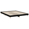 Schwarzer Bettrahmen Dobronica 200x200cm (Holz)