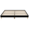 Schwarzer Bettrahmen Dobronica 200x200cm (Holz)