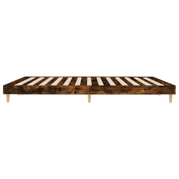 Räuchereiche Bettgestell Dobronica 200x200cm (Holz)