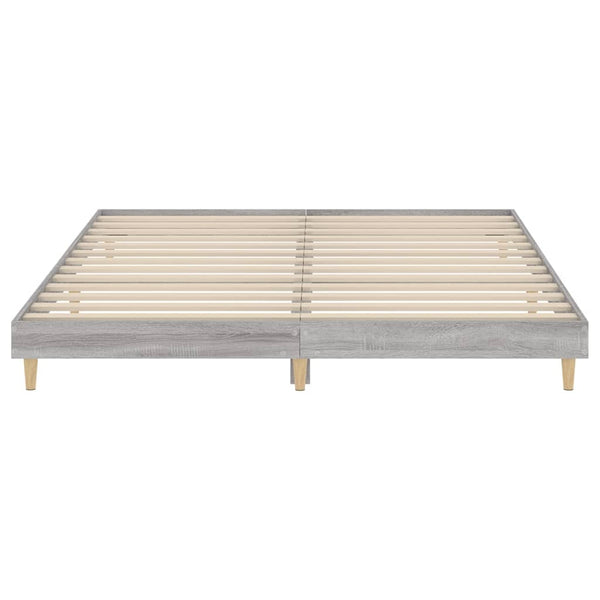 Graues Bettgestell Dobronica 200x200cm (Holz)