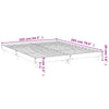Bettgestell Savutammi Dobronica 160x200cm (Holz)