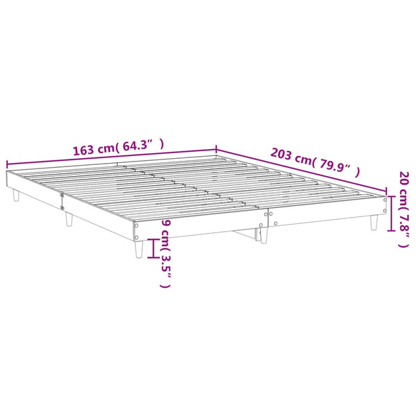 Bettgestell Savutammi Dobronica 160x200cm (Holz)