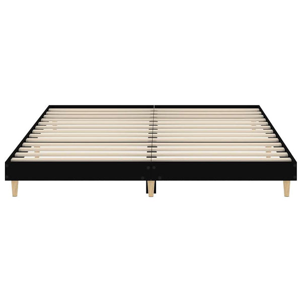 Schwarzer Bettrahmen Dobronica 120x200cm (Holz)