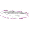 Sonoma Eiche Bettgestell Dobronica 120x200cm (Holz)