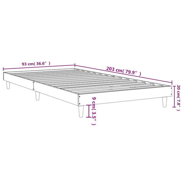 Bettgestell Savutammi Dobronica 90x200cm (Holz)