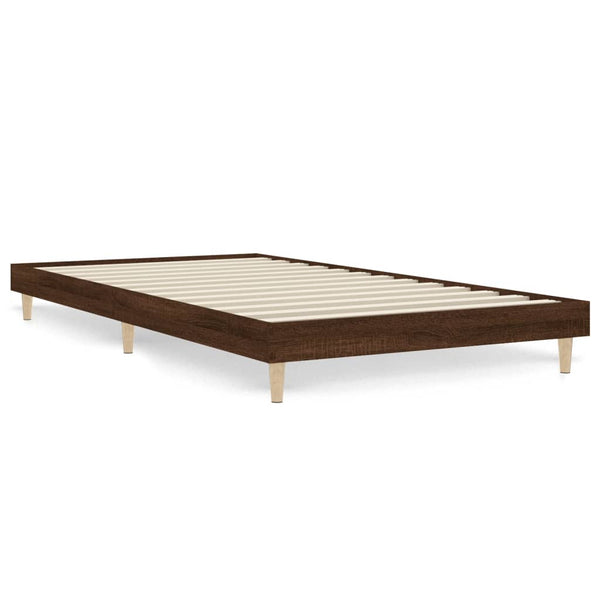 Braunes Bettgestell Dobronica 90x200cm (Holz)
