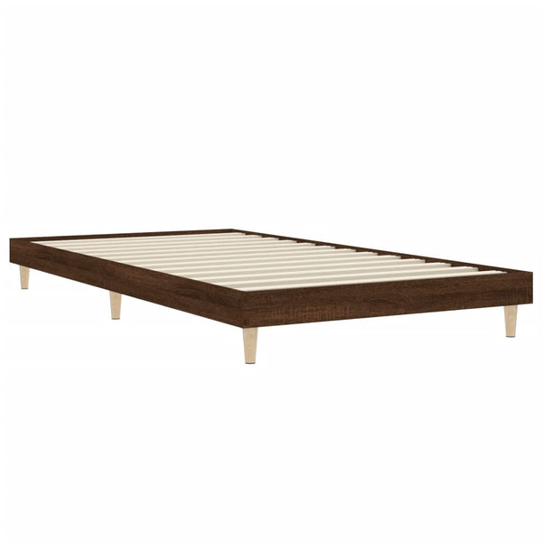 Braunes Bettgestell Dobronica 90x200cm (Holz)