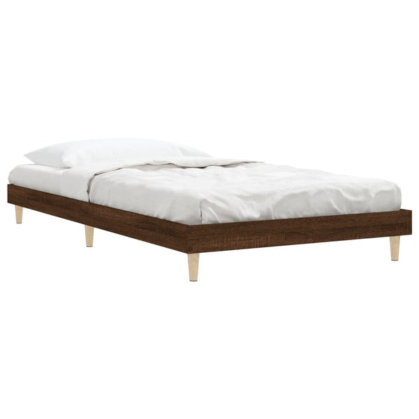 Braunes Bettgestell Dobronica 90x200cm (Holz)