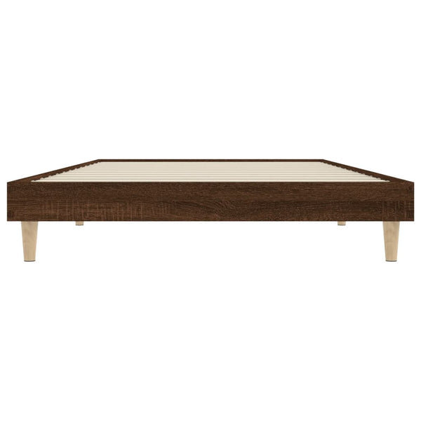 Braunes Bettgestell Dobronica 90x200cm (Holz)