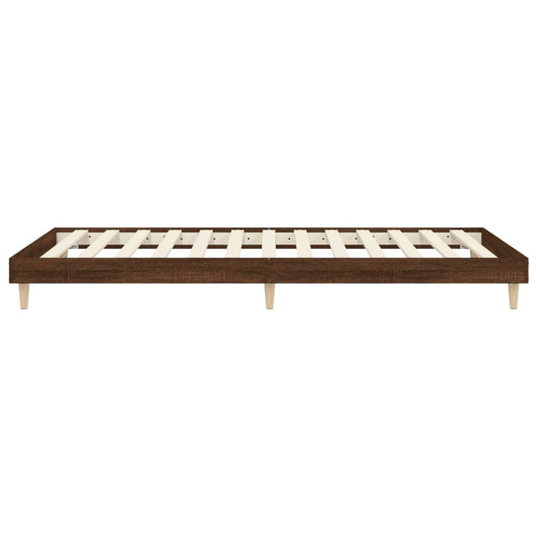 Braunes Bettgestell Dobronica 90x200cm (Holz)