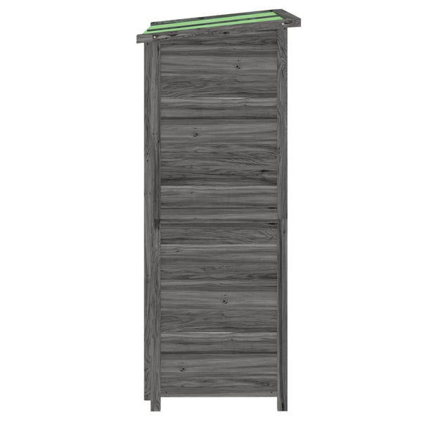 Grauer Gartenschuppen Artemiza 83x57x140cm (Kiefer)