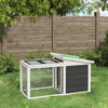 Grauer Hasenstall Cazmer 100,5x54x55cm (Kiefer)