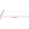 Tischplatte Tie 110x60x2,5cm (Kiefer)