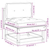 Graues mittleres Sofa mit Kissen Baubec (Kiefer)