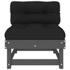 Graue Mittelsofas mit Kissen Baubec (2 Stk Kiefer)
