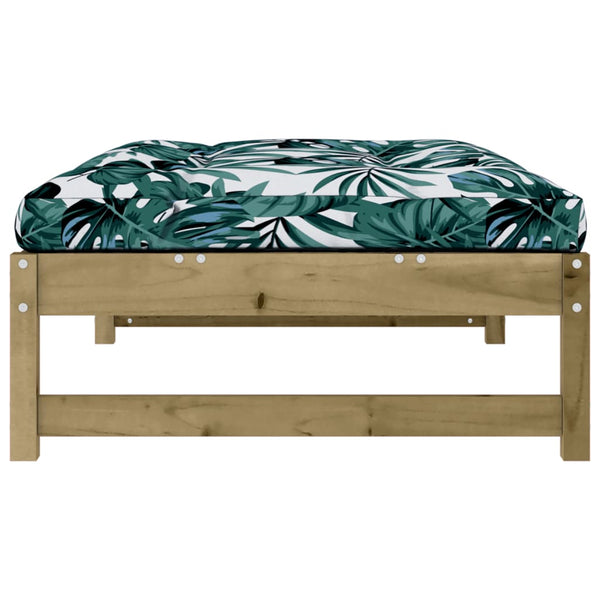Gartenhocker Aaliyah 120x80cm (imprägniertes Kiefernholz)