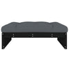 Schwarzer Outdoor-Hocker Hassouneh 120x80cm (Kiefer)