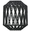 Schwarzer Lampenschirm Istrat Ø23x28cm (Eisen und Papier)