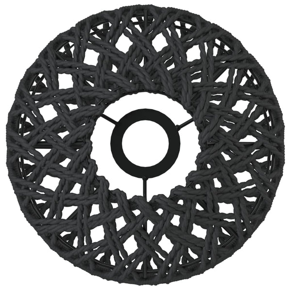 Schwarzer Lampenschirm Istrat Ø23x28cm (Eisen und Papier)