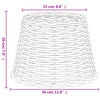 Brauner Lampenschirm Angell Ø30x20cm (Weide)