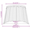 Brauner Lampenschirm Angell Ø30x20cm (Weide)