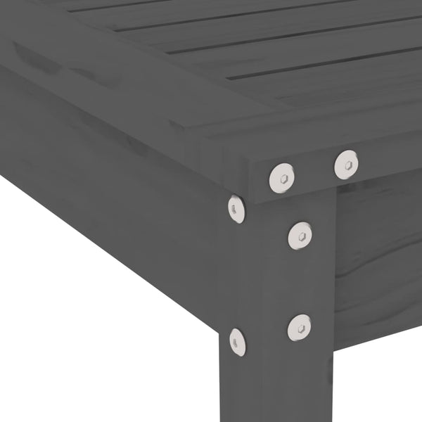 Graues Bistrotisch-Set Adria (3-teilig, Outdoor, Kiefer)