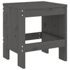 Graue Outdoor-Essgruppe Dorthea (5-teilig, Kiefer)