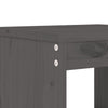 Graue Outdoor-Essgruppe Dorthea (5-teilig, Kiefer)
