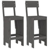 Graues Outdoor-Bartischset Napoleon (3-teilig, Kiefer)