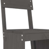 Graues Outdoor-Bartischset Napoleon (3-teilig, Kiefer)