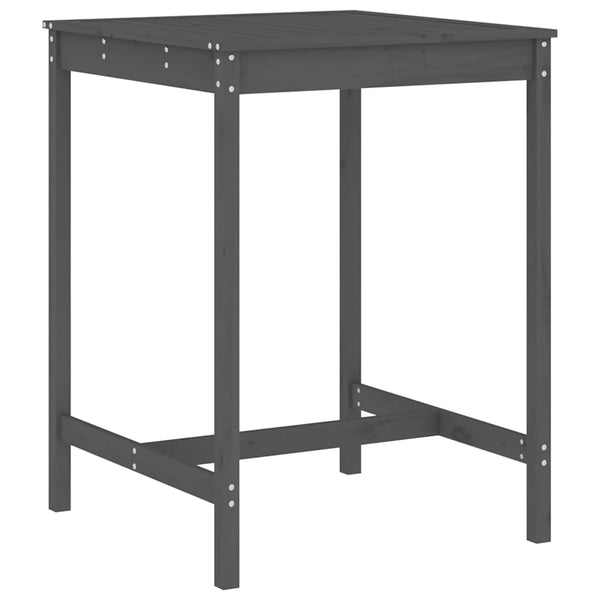Graues Outdoor-Bartischset Napoleon (3-teilig, Kiefer)
