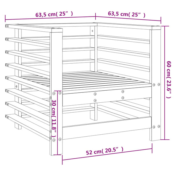 Puutarhatuolit Doroty (2 kpl mänty)