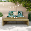 Gartenhocker Teonia 120x80cm (kesseldruckimprägniertes Kiefernholz)